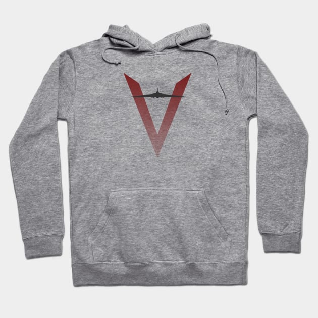 V is for Vulcan Hoodie by sofilein